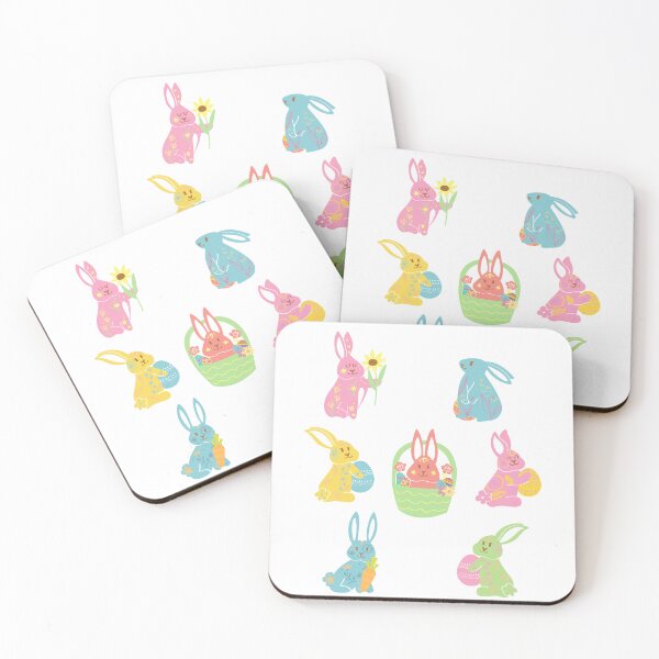 Item preview, Easter Bunny Carrying Egg Carrot Flower  designed and sold by StarStudio360.
