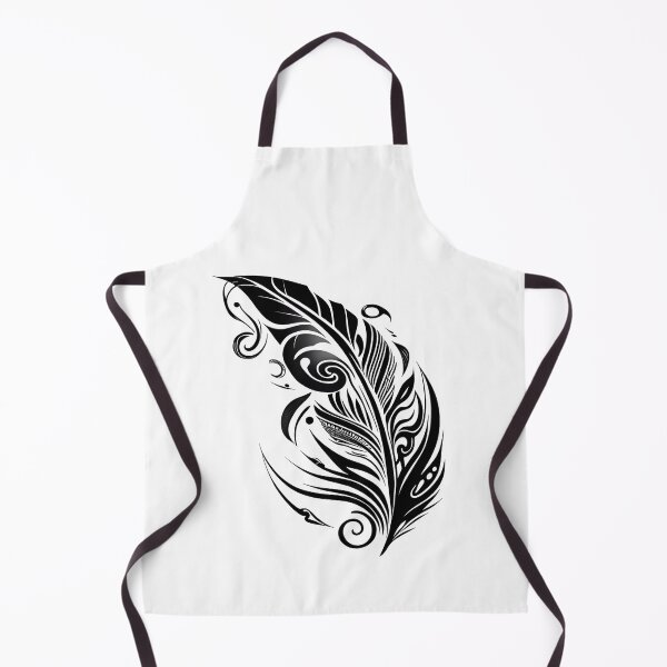 Item preview, Tribal Tattoo Feather designed and sold by ShadowAndSlate.
