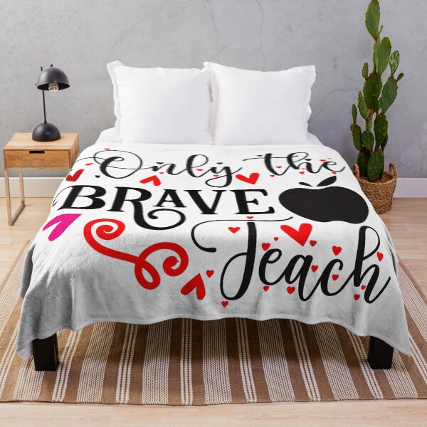 Item preview, ONLY THE BRAVE TEACH designed and sold by SticerOcean.