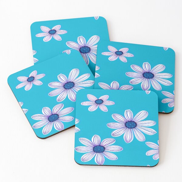 Item preview, Beach Wear Floral Blue Floral Design and Sky Blue Background       ra designed and sold by deniselynnimage.