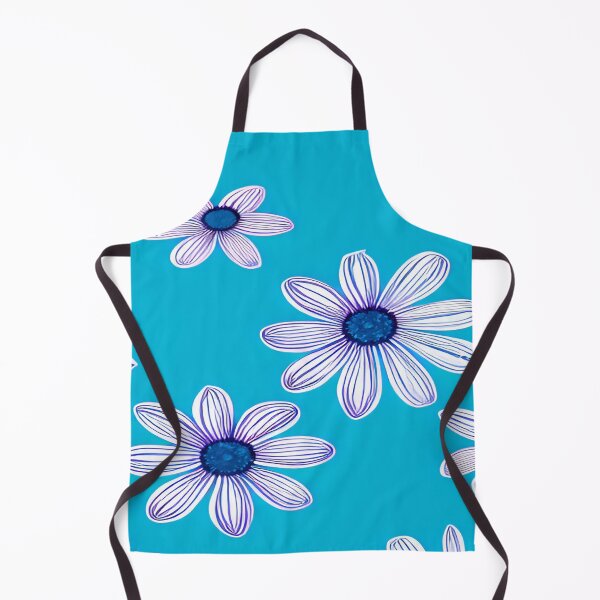 Item preview, Beach Wear Floral Blue Floral Design and Sky Blue Background ra designed and sold by deniselynnimage.