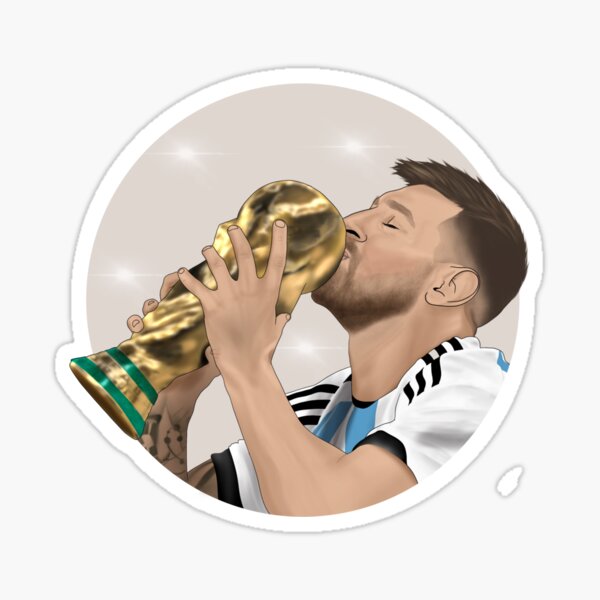 Messi THE GOAT Sticker