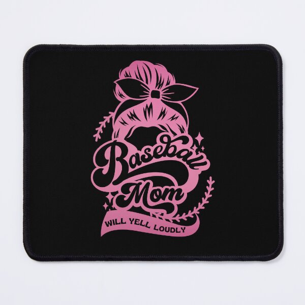 Item preview, Pink Baseball Mom - Will Yell Loudly designed and sold by ElLocoMus.