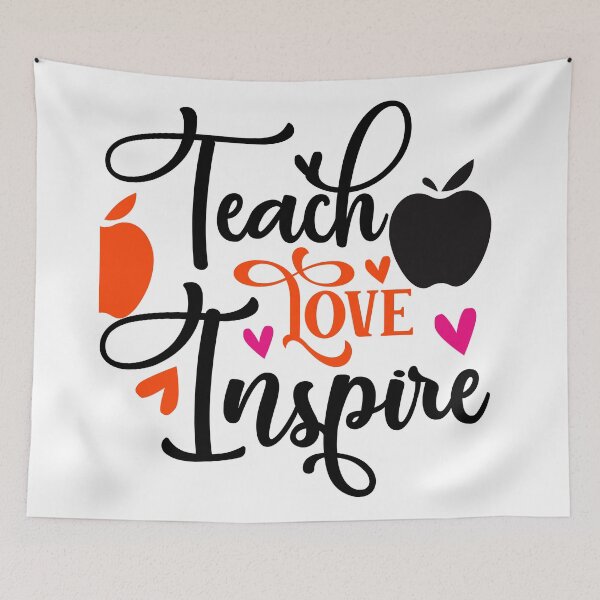 Item preview, TEACH LOVE INSPIRE designed and sold by SticerOcean.