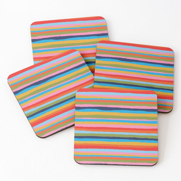 Item preview, Serrate Stripes Colorful Spring and Summer Striped Pattern designed and sold by kierkegaard.