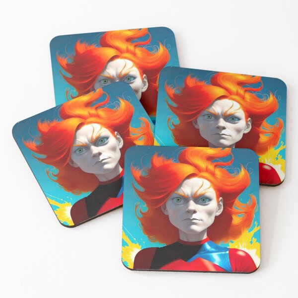 Item preview, 90's retro comic art, Ginger Rage super hero designed and sold by Awesome Things.