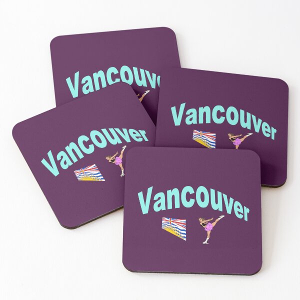 Item preview, Vancouver. Canada Figure Skating abstract design  designed and sold by lobodelnoir.