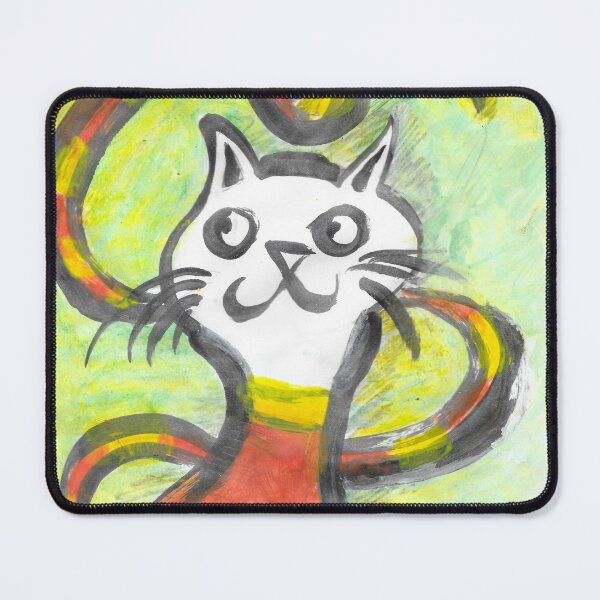 Item preview, Cat in yellow and red - 2 designed and sold by walterfest.