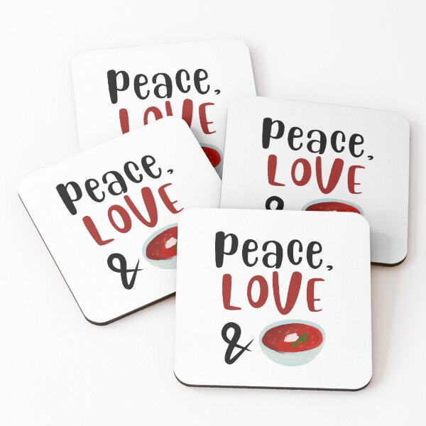 Item preview, Peace Love and Beetroot soup, Willow Days designed and sold by avit1.