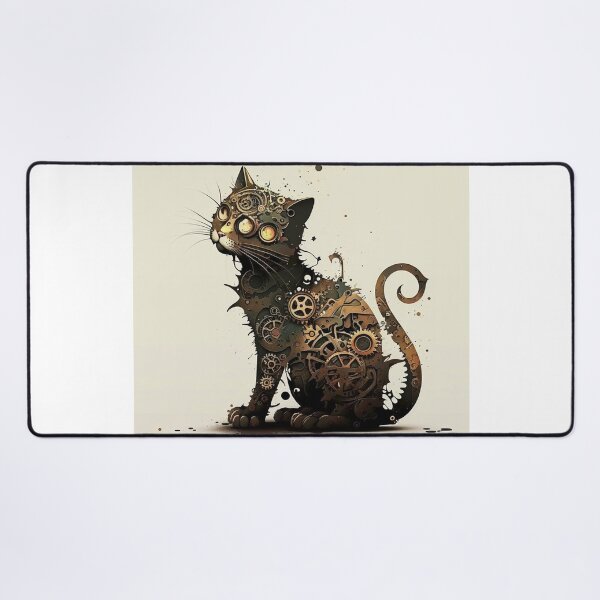 Item preview, Steampunk Animals - Mechanical Cats #16 designed and sold by MindAsylum.