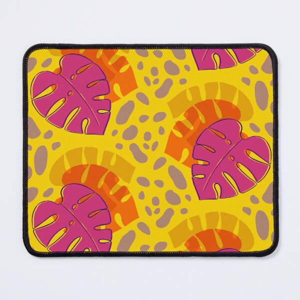 Item preview, Monstera Leaves on Empire Yellow designed and sold by BuBuchi.