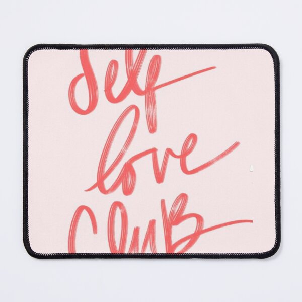 Item preview, self love club pink poster cute aesthetic that girl designed and sold by Anavrisss.
