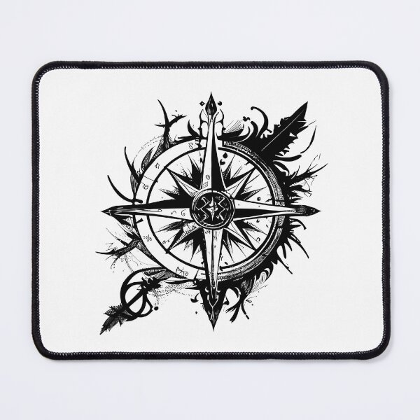Item preview, Tribal Compass designed and sold by ShadowAndSlate.