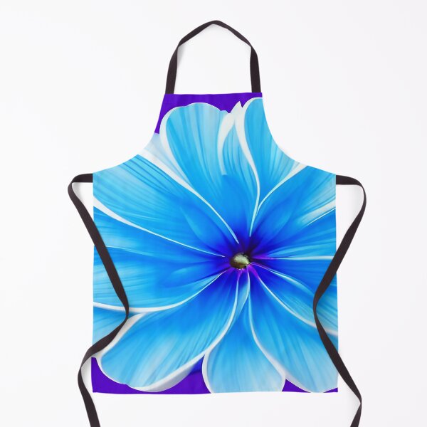 Item preview, Hawaiian Floral Design with Single Ocean Blue Flower with Deep Purple Background ra designed and sold by deniselynnimage.