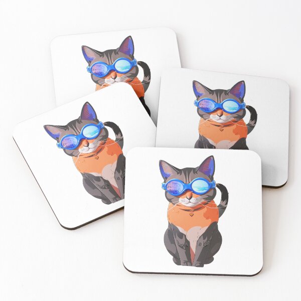 Item preview, Cat Ski Goggles designed and sold by storefoxmix.