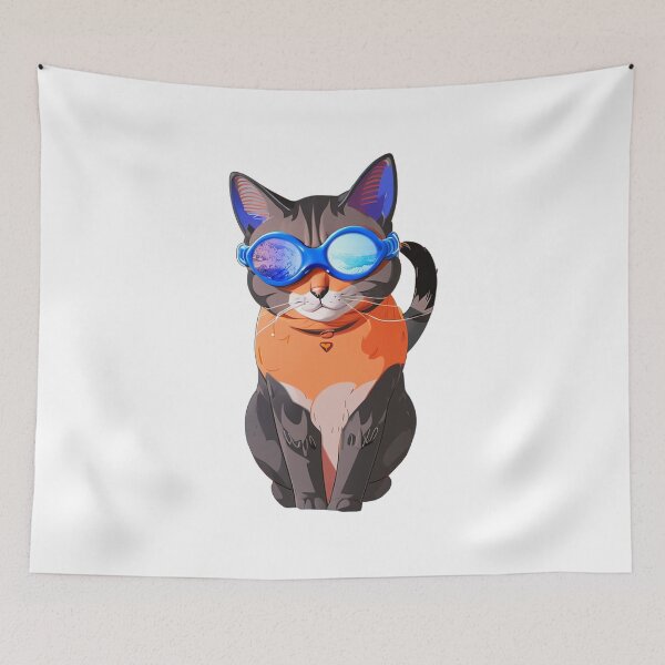 Item preview, Cat Ski Goggles designed and sold by storefoxmix.