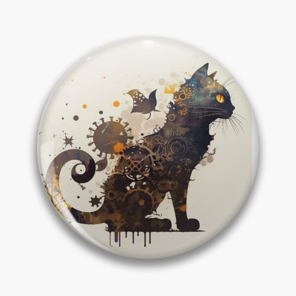 Item preview, Steampunk Animals - Mechanical Cats #17 designed and sold by MindAsylum.