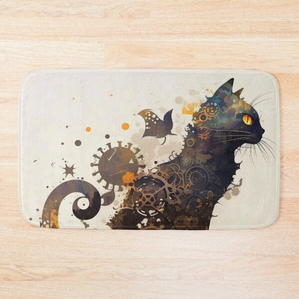 Item preview, Steampunk Animals - Mechanical Cats #17 designed and sold by MindAsylum.