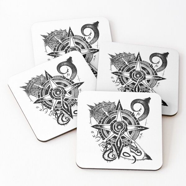 Item preview, Tribal Tattoo Compass designed and sold by ShadowAndSlate.