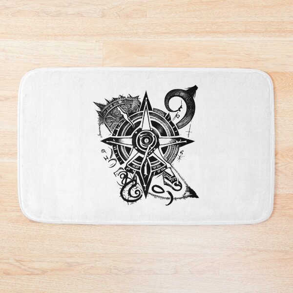 Item preview, Tribal Tattoo Compass designed and sold by ShadowAndSlate.