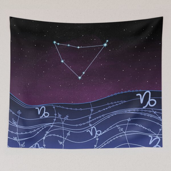 Item preview, Capricorn Zodiac Constellation Design designed and sold by oursunnycdays.