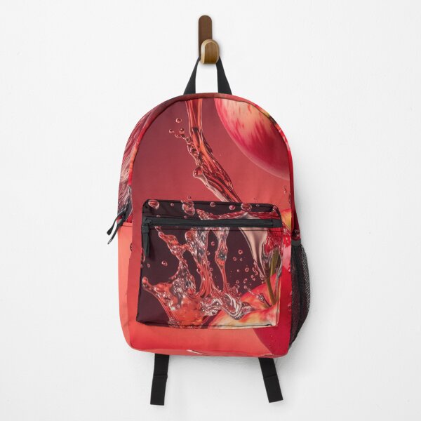 Item preview, Two red apples are splashing into the water printart, wallart 13 designed and sold by jetaiart.