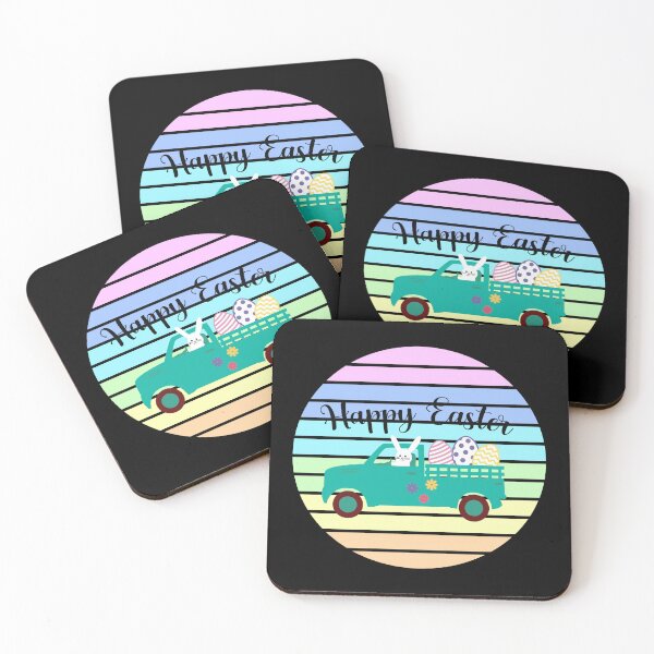 Item preview, Happy Easter Truck designed and sold by GL Digital Artwork .