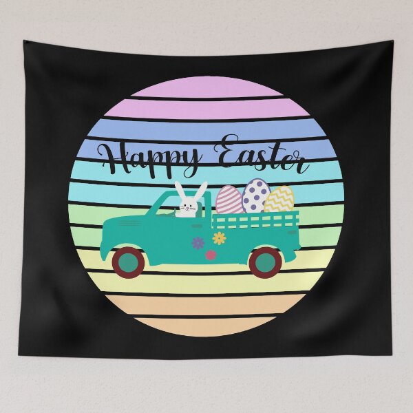 Item preview, Happy Easter Truck designed and sold by GL Digital Artwork .