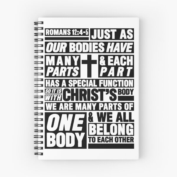 Item preview, Romans 12:4-5 We All Belong To Each Other designed and sold by plushism.