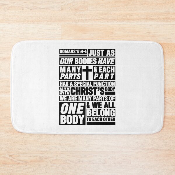 Item preview, Romans 12:4-5 We All Belong To Each Other designed and sold by plushism.