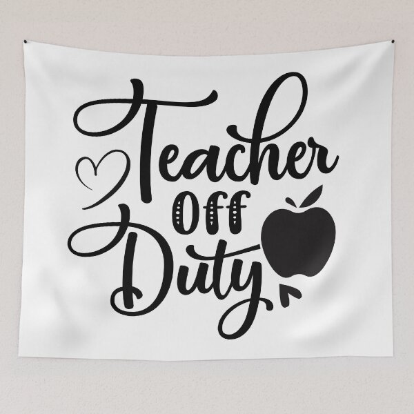 Item preview, TEACHER OFF DUTY designed and sold by SticerOcean.