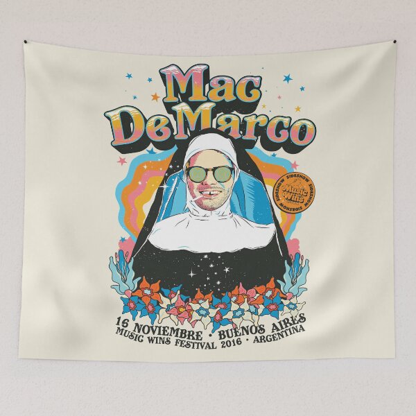 Item preview, Mac DeMarco 2016 Music Wins Festival designed and sold by That-Indie-Guy.