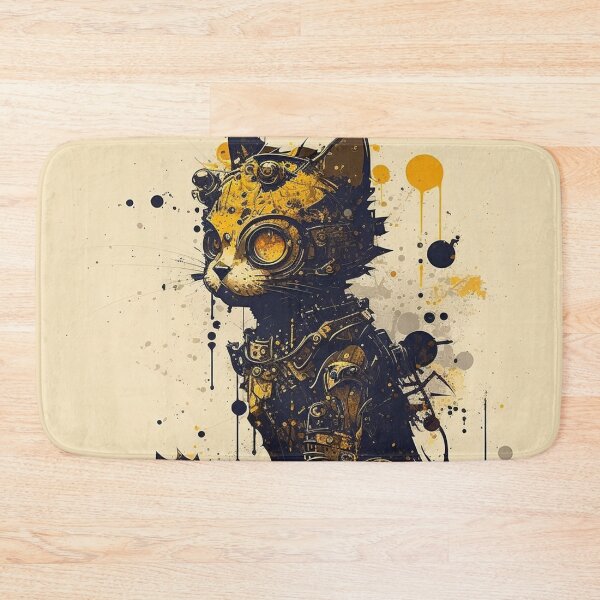 Item preview, Steampunk Animals - Mechanical Cats #19 designed and sold by MindAsylum.