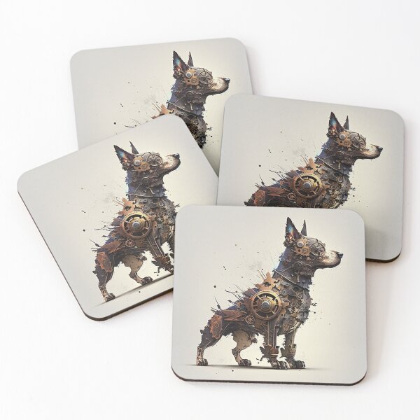 Item preview, Steampunk Animals - Mechanical Dogs #15 designed and sold by MindAsylum.