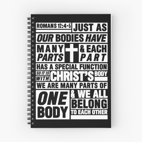 Item preview, Romans 12:4-5 We All Belong To Each Other designed and sold by plushism.