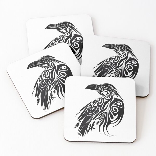 Item preview, Tribal Raven designed and sold by ShadowAndSlate.