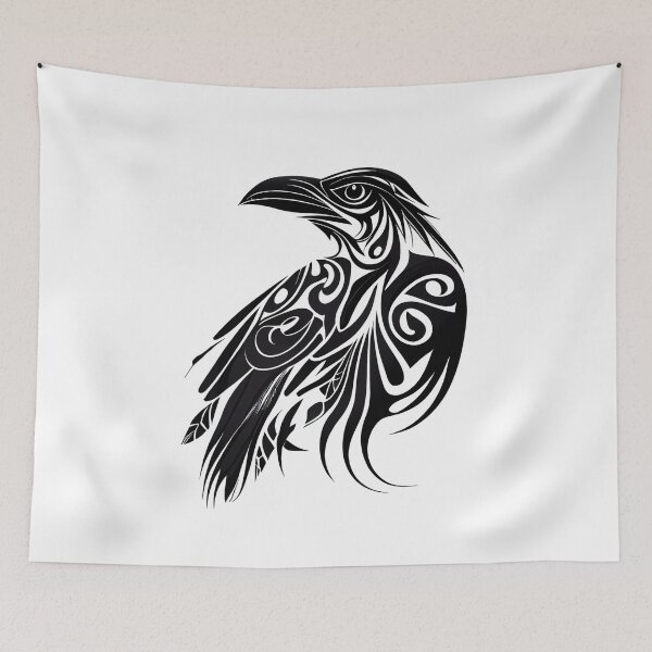 Item preview, Tribal Raven designed and sold by ShadowAndSlate.