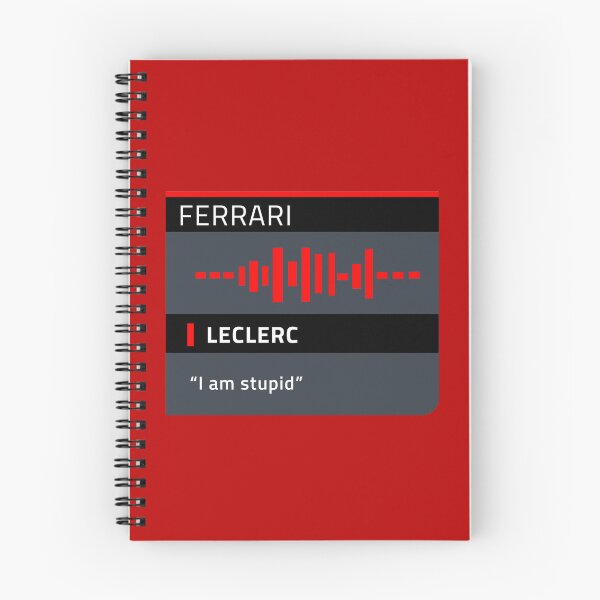 Item preview, Charles Leclerc - Ferrari - I am Stupid - Radio Message designed and sold by Harley-Jay.