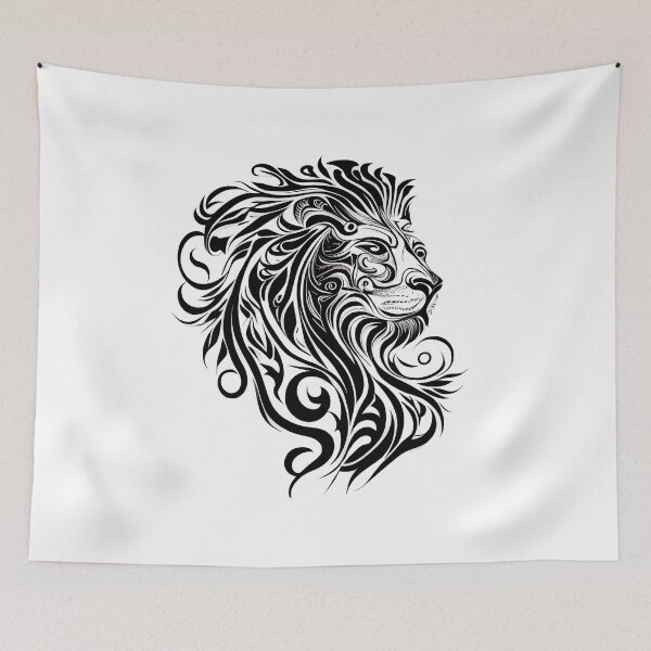 Artikelvorschau, Tribal Lion entworfen und verkauft von ShadowAndSlate.