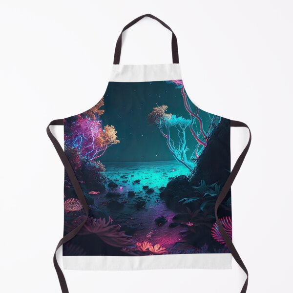 Item preview, Colurful neon forest art designed and sold by zeroxAI.