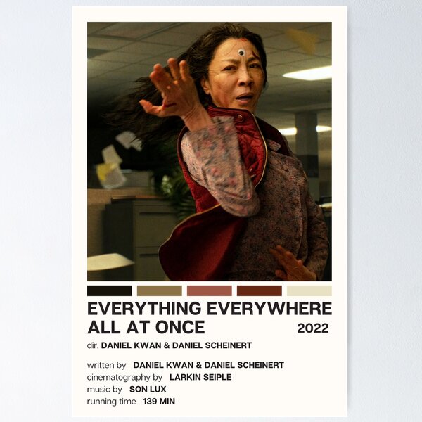 Item preview, Everything Everywhere All At Once Movie Poster designed and sold by YellowishCat15.