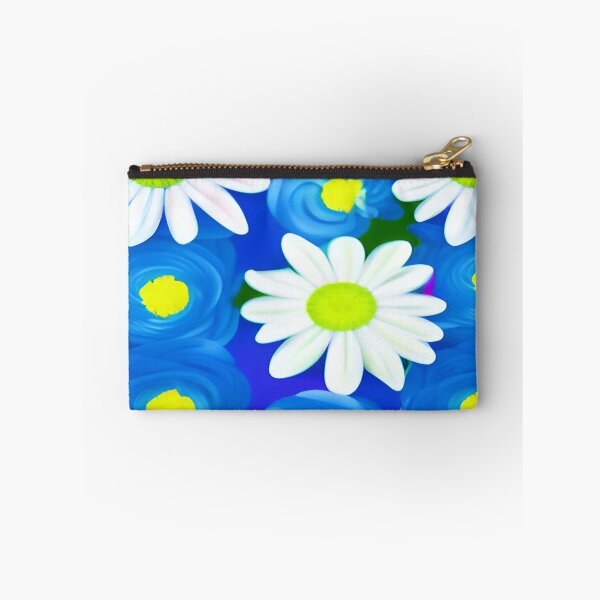 Item preview, Patch of Daisy and Blue Button Flowers Green Patch of Ground for Background     ra designed and sold by deniselynnimage.