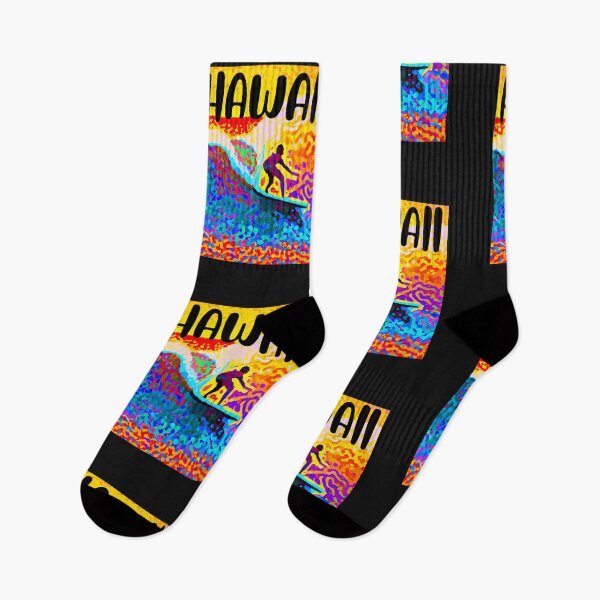 Item preview,  VINTAGE HAWAII SURFING LABEL designed and sold by starfishstuff.