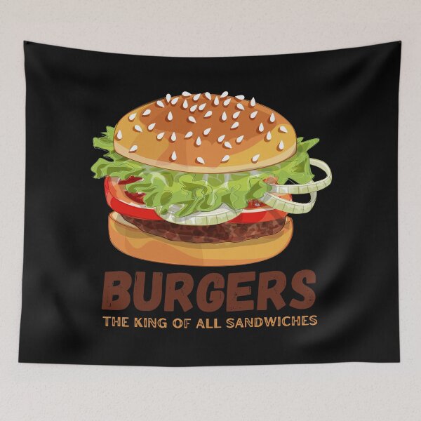 Item preview, Burgers - The king of all sandwiches - Burger Bonanza designed and sold by WBP Mart.