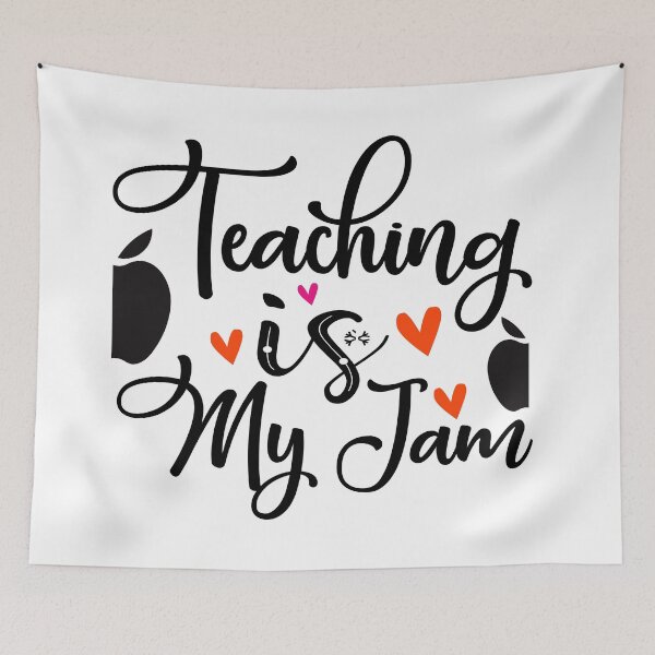 Item preview, TEACHING IS MY JAM designed and sold by SticerOcean.