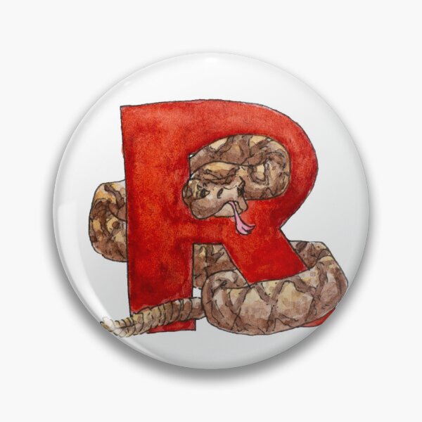 Item preview, R for Rattlesnake designed and sold by immerzdstudio.