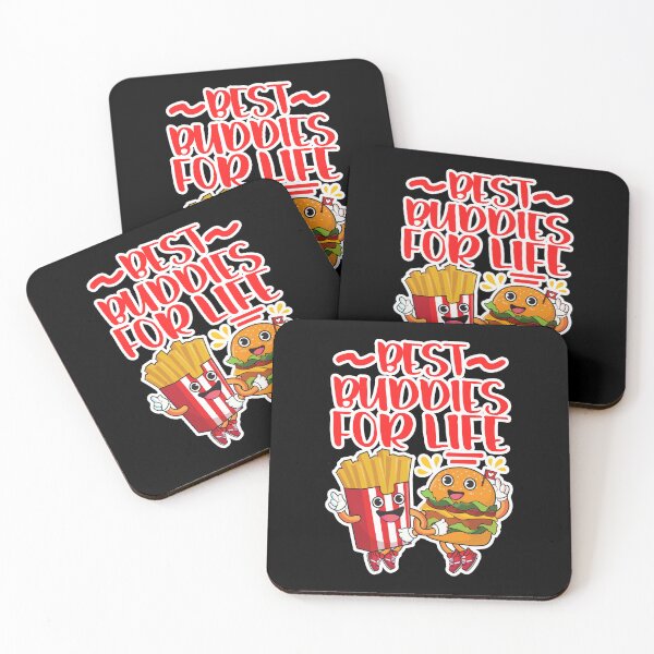 Item preview, Burger and Fries - Best Buddies for Life designed and sold by plushism.