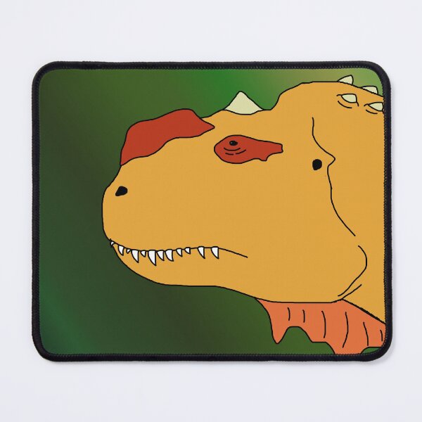 Item preview, Orange and Red Majungasaurus Print designed and sold by AuperArchives.