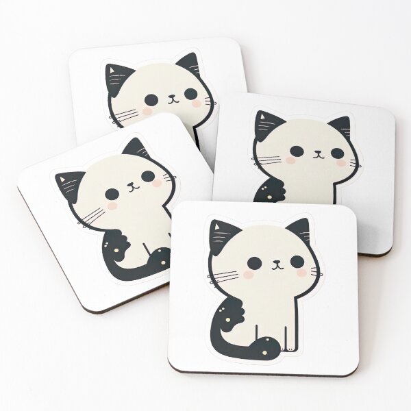 Item preview, Cute kawaii cat designed and sold by DailyDragon.