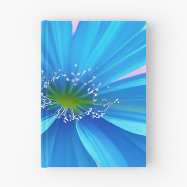 Item preview, Translucent Flower Design with Single Ocean Blue Flower with Patch of Pink Flower        ras designed and sold by deniselynnimage.